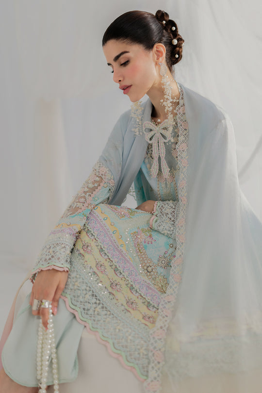 Qalamkar | Luxe Silk 25 | LK-01 KEEVA - by Libasekhas UK - Registered Vendor of : Qalamkar - 100% Original Designer Dress