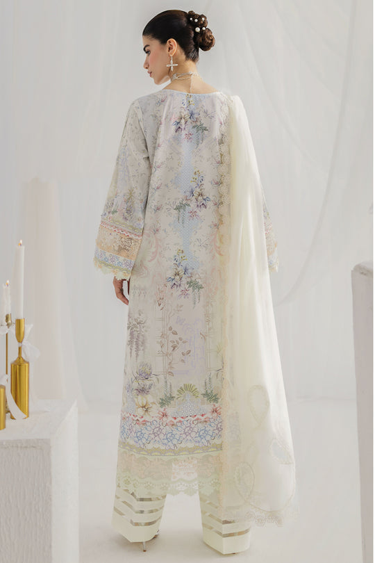 Qalamkar | Luxe Silk 25 | LK-02 ROISIN - by Libasekhas UK - Registered Vendor of : Qalamkar - 100% Original Designer Dress