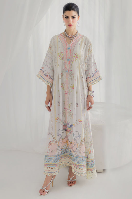 Qalamkar | Luxe Silk 25 | LK-08 BIANCA - by Libasekhas UK - Registered Vendor of : Qalamkar - 100% Original Designer Dress