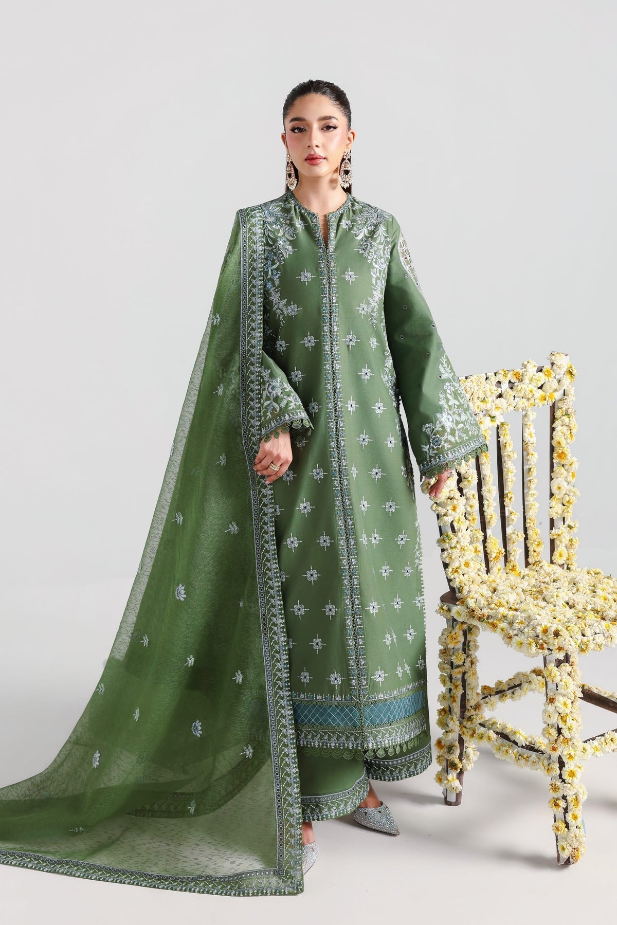 Akbar Aslam | Elan Luxury Lawn 26 | Samara - by Libasekhas UK - Registered Vendor of : Akbar Aslam - 100% Original Designer Dress