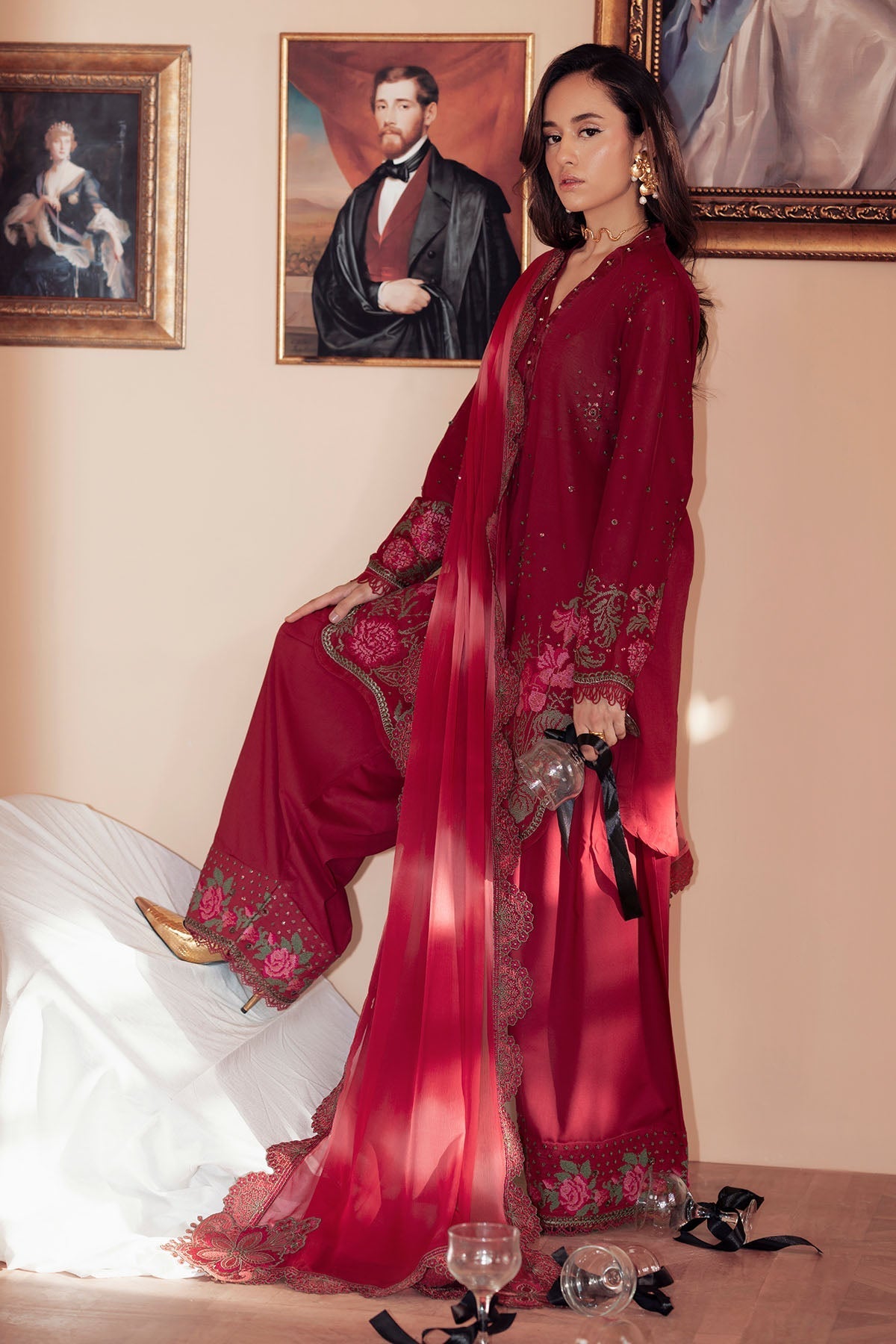 Nureh | Feya Eid Collection | FE-07 - by - Libasekhas UK - Registered Vendor of : Nureh - 100% Original Designer Dresss