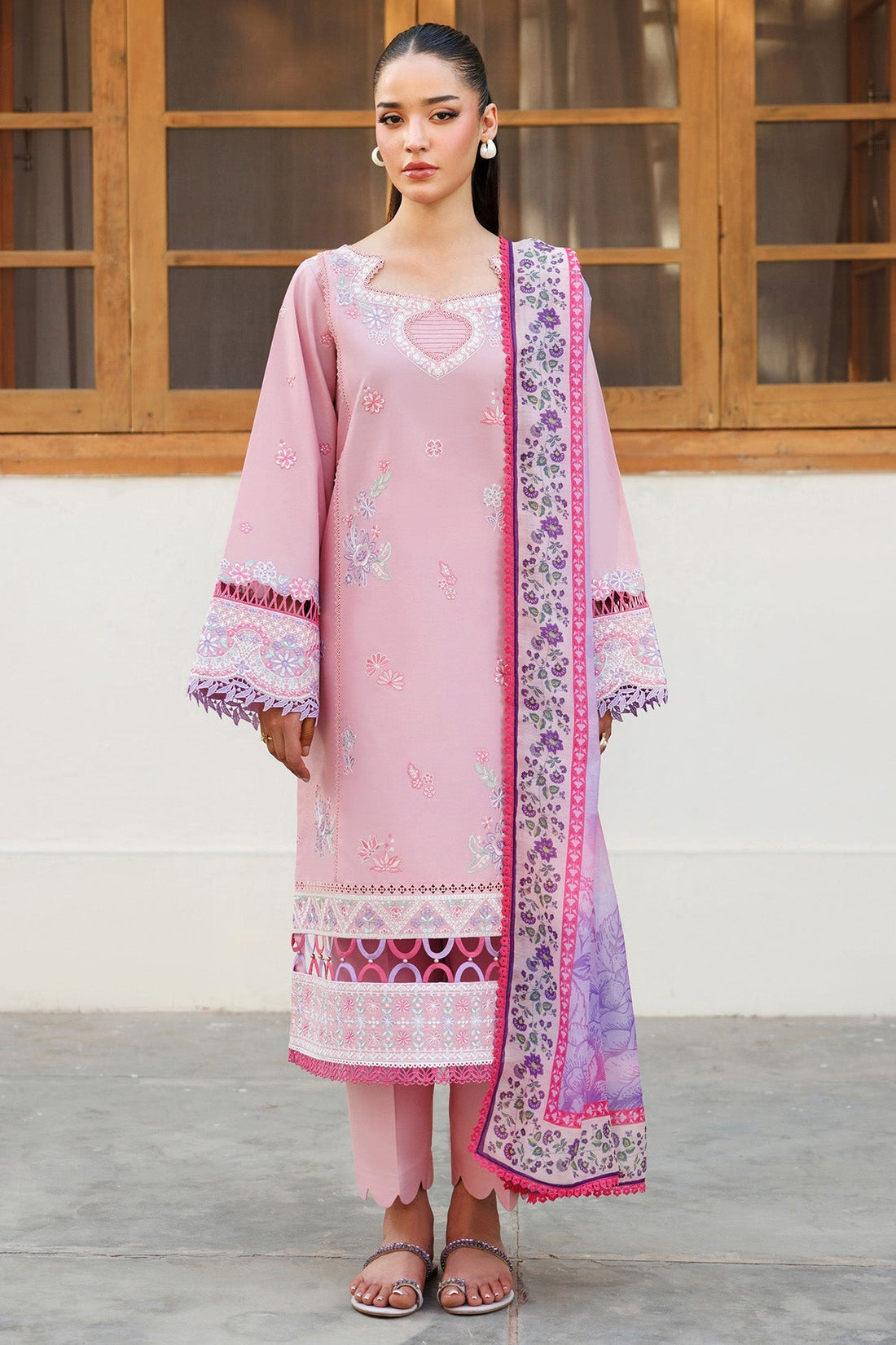 Farasha | Summer Weaves Embroidered Lawn | Petal Bloom - by - Libasekhas UK - Registered Vendor of : Farasha - 100% Original Designer Dresss