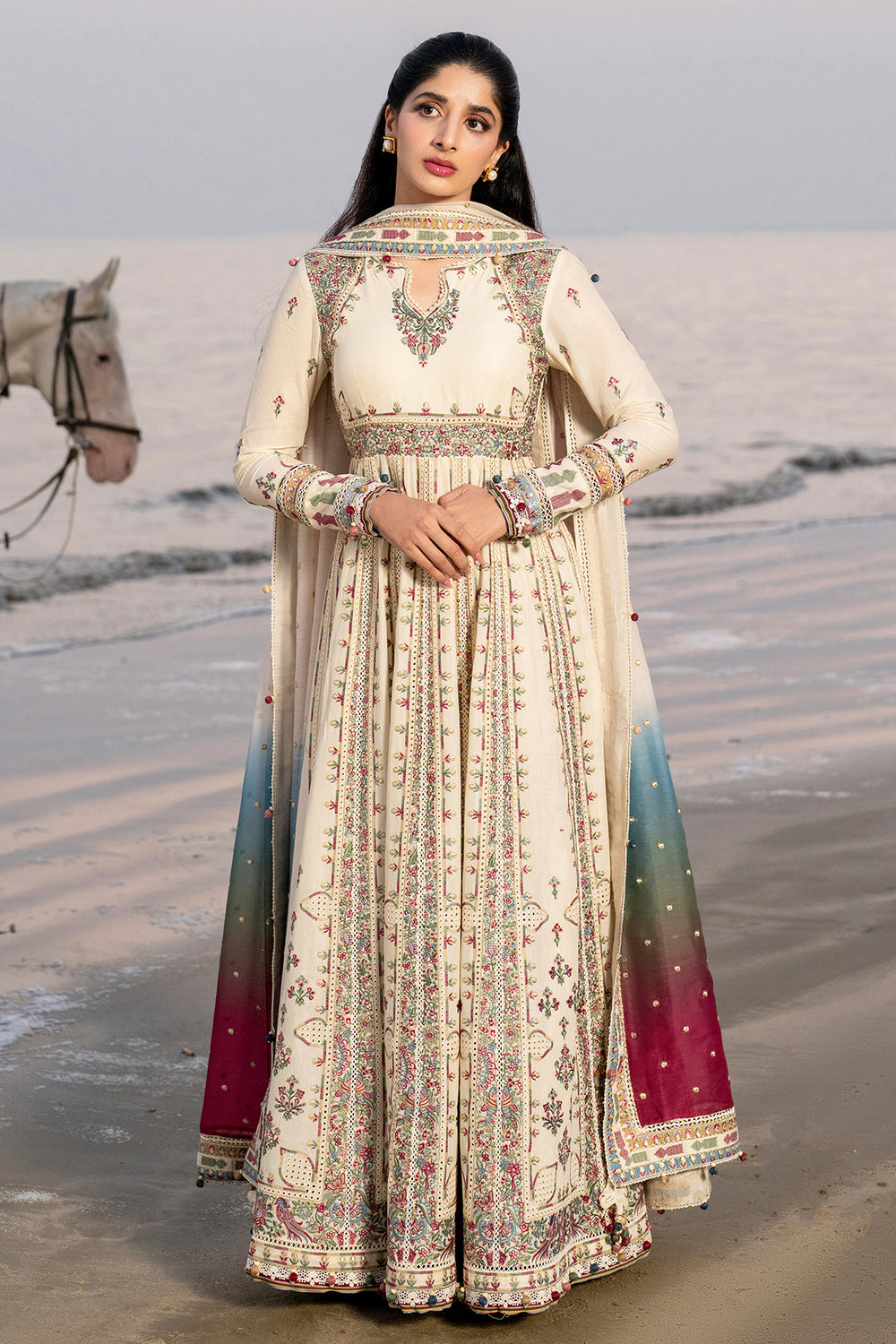 Jazmin | Shahkaar Luxury Eid Lawn SS26 | SL25-D9 - by Libasekhas UK - Registered Vendor of : Jazmin - 100% Original Designer Dress