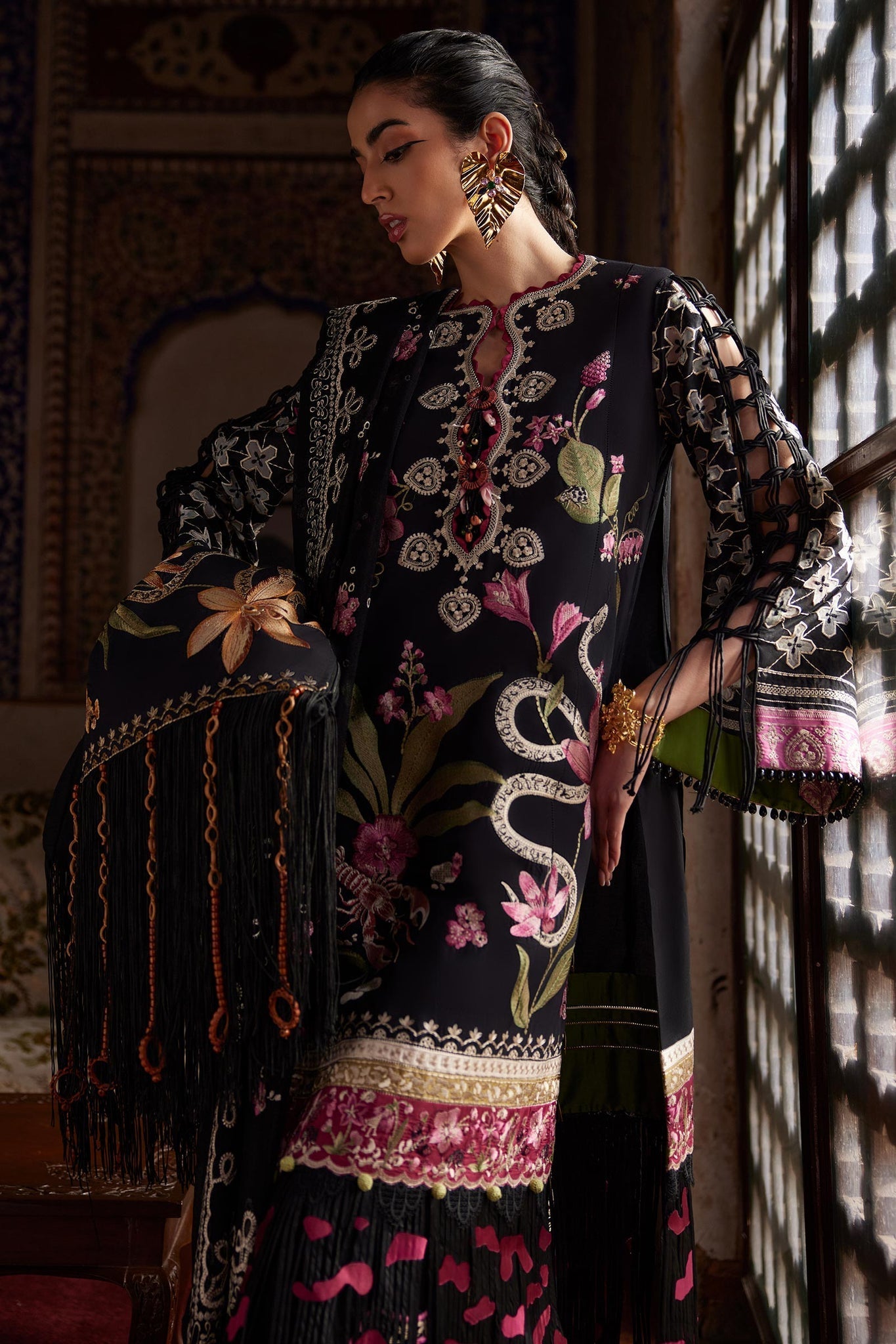 Elan | Luxury Lawn 25 | AZUREH (EL25-04 A) - by - Libasekhas UK - Registered Vendor of : Elan - 100% Original Designer Dresss