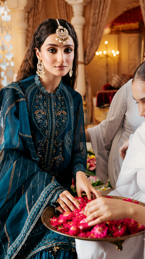 Zebtan | Zircon Wedding Formals | ZARTASHA ZQ-03 - by - Libasekhas UK - Registered Vendor of : Zebtan - 100% Original Designer Dresss