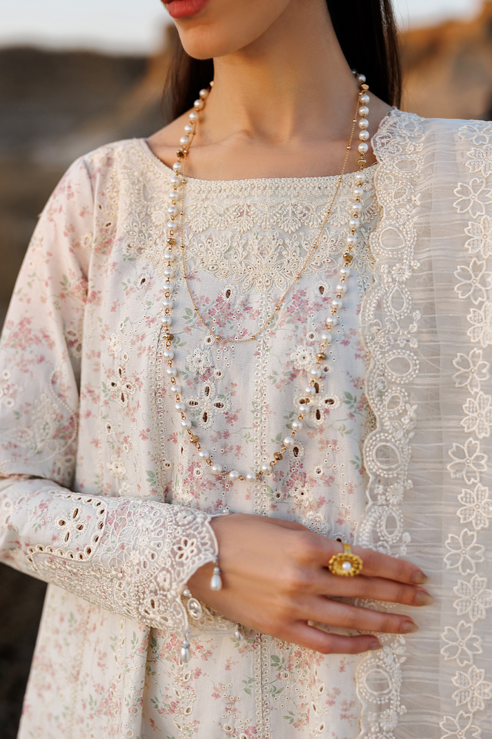 Emaan adeel | Sunlit Groove Luxury Lawn 26 | SUNKISSED - by Libasekhas UK - Registered Vendor of : Emaan Adeel - 100% Original Designer Dress