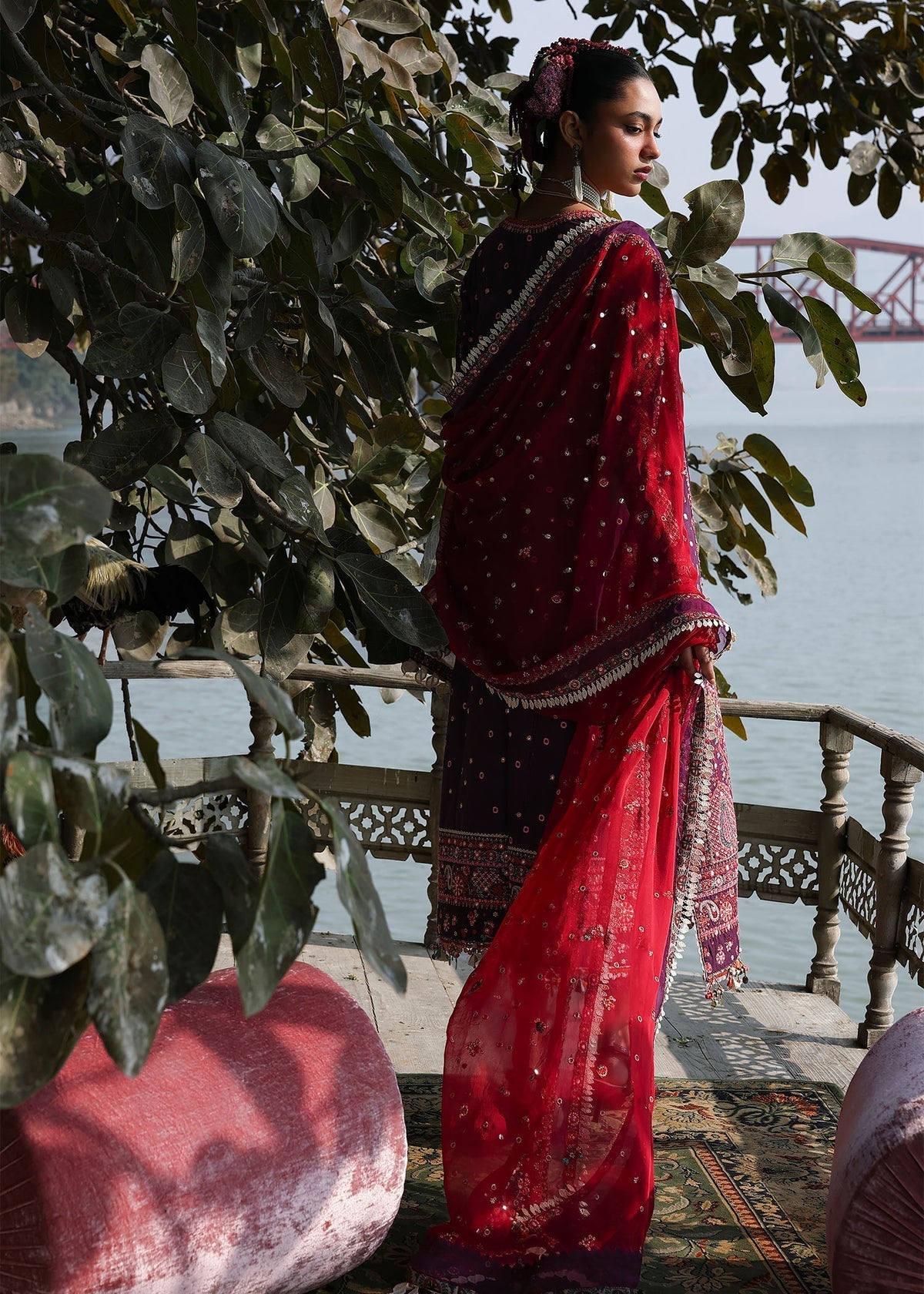 Hussain Rehar | Kalabagh Luxury Lawn 26 | Nihdi - by Libasekhas UK - Registered Vendor of : Hussain Rehar - 100% Original Designer Dress