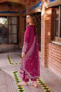 Farasha | Kaavish Lawn 24 | ROSY SOMBER - by - Libasekhas UK - Registered Vendor of : Farasha - 100% Original Designer Dresss