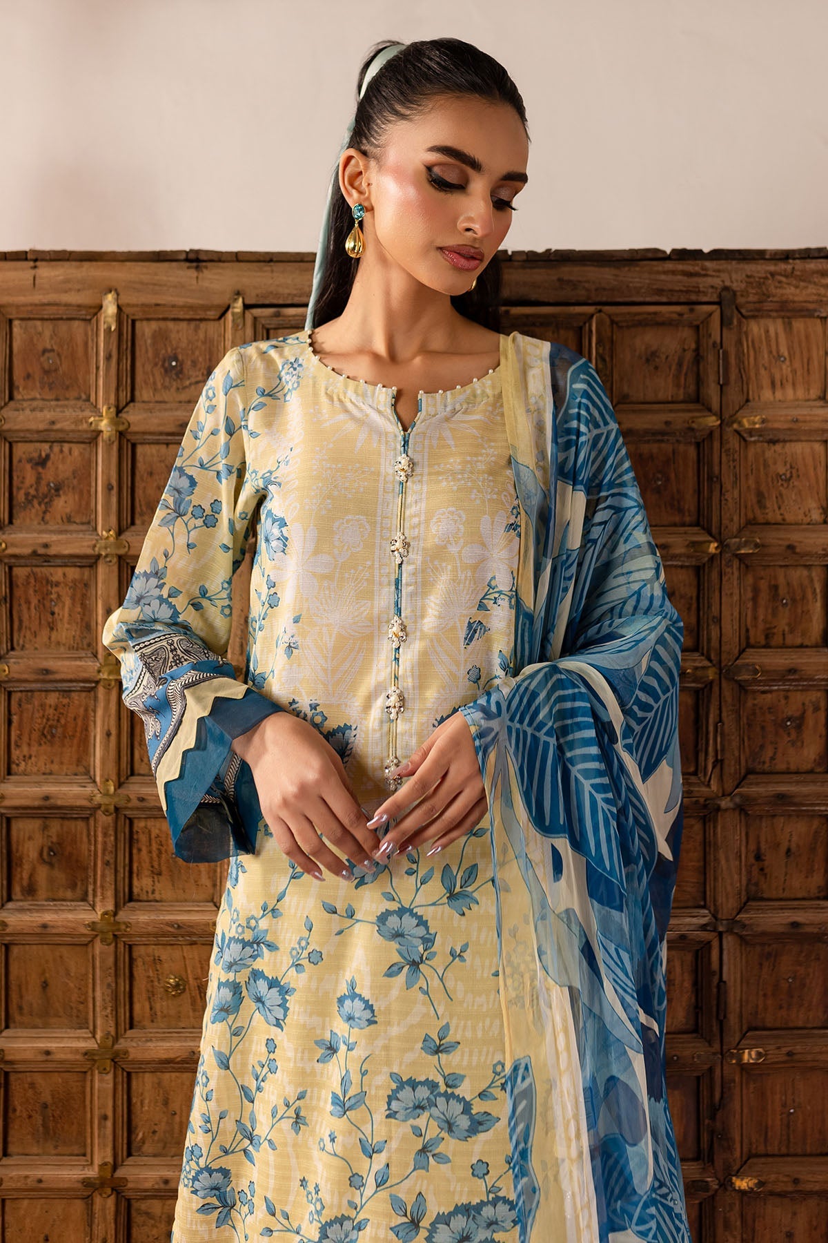Nureh | Printed lawn 25 | SP-136 - by - Libasekhas UK - Registered Vendor of : Nureh - 100% Original Designer Dresss