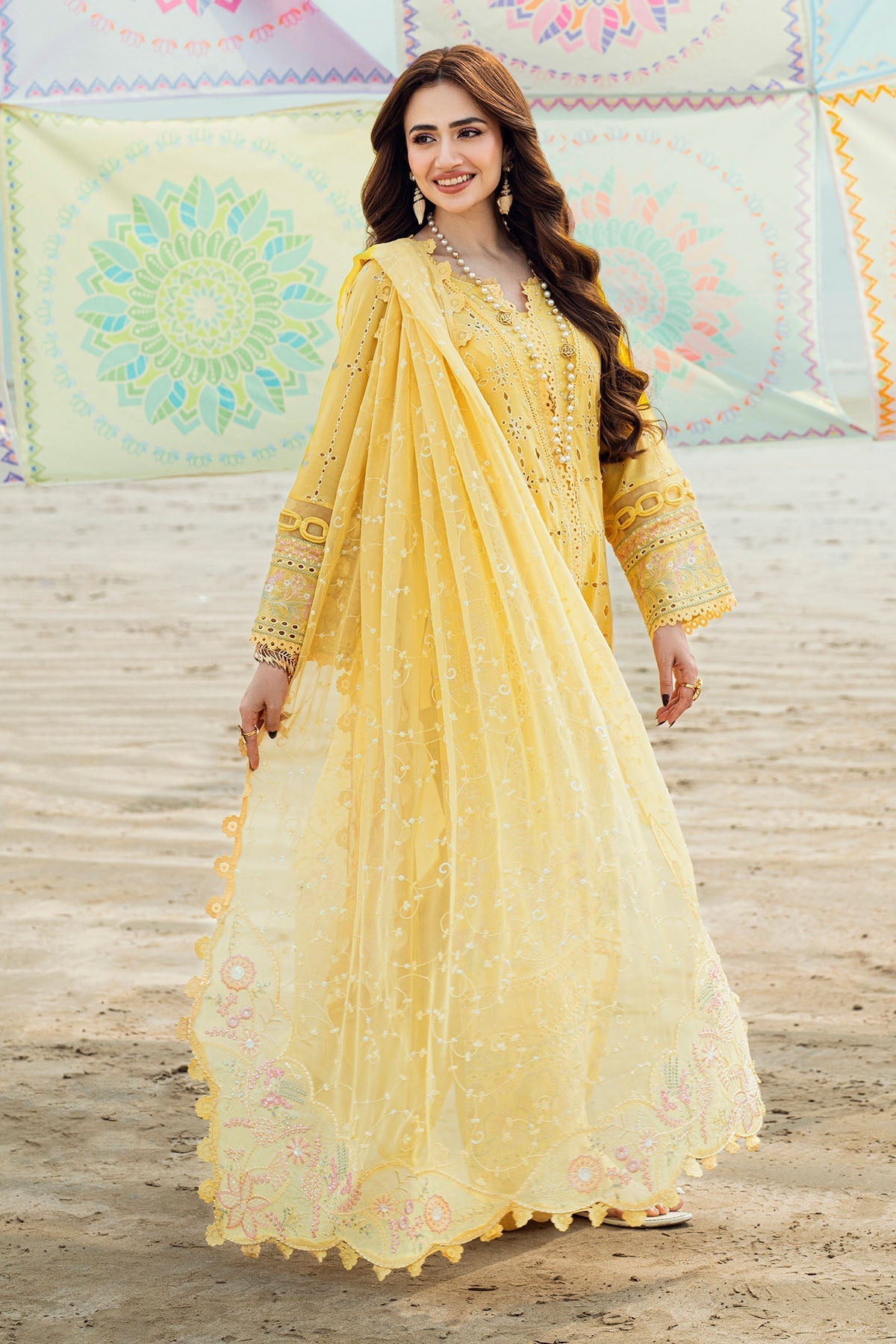 Nureh | Khuwab Luxury Lawn | NE-144 - by - Libasekhas UK - Registered Vendor of : Hoorain Designer Wear - 100% Original Designer Dresss