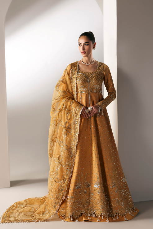 Emaan Adeel | Serein Luxe Silk | GOLDEN HOUR - by Libasekhas UK - Registered Vendor of : Emaan Adeel - 100% Original Designer Dress