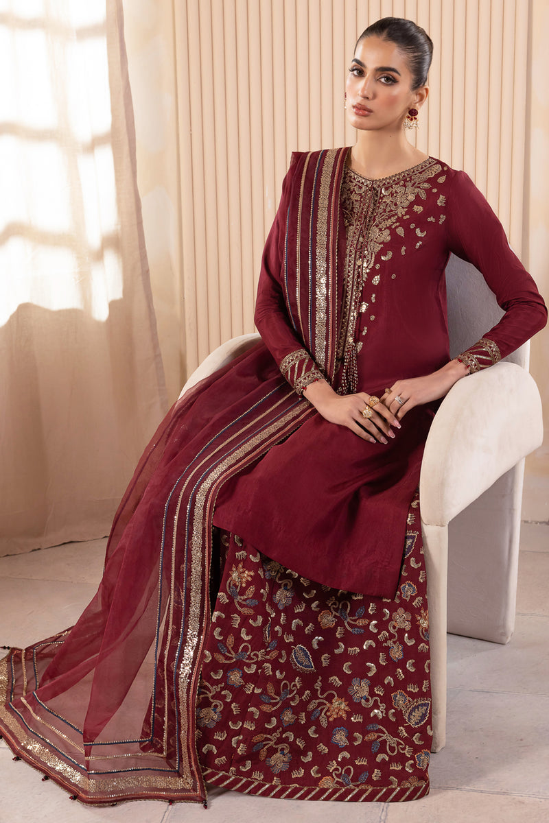 Jazmin | Formals Collection | RAW SILK UR-7016 - by - Libasekhas UK - Registered Vendor of : Jazmin - 100% Original Designer Dresss