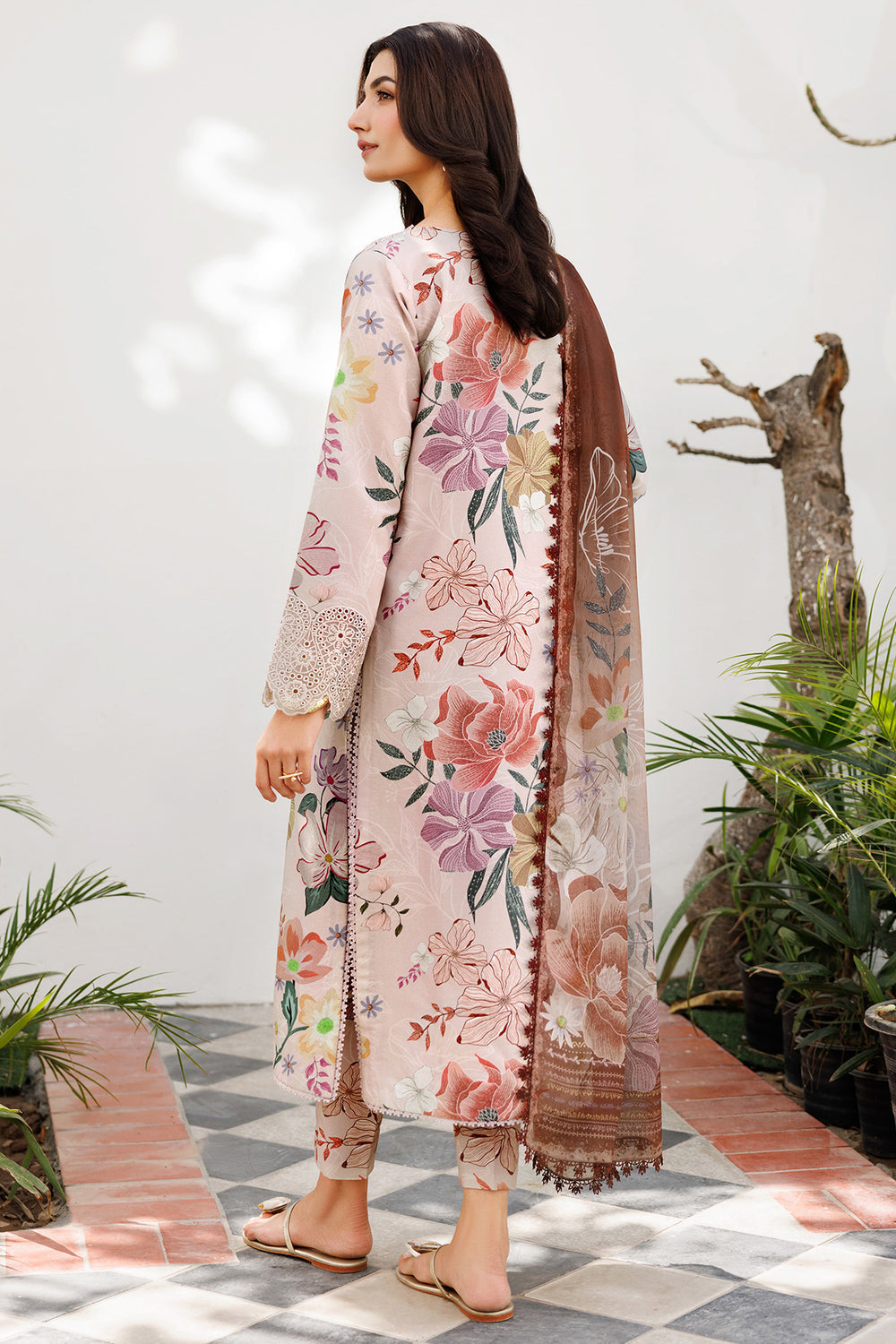 Farasha | Printed Essentials | Rustic Charm - by Libasekhas UK - Registered Vendor of : Farasha - 100% Original Designer Dress