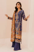 Mina Hasan | Signature Pret | Navy Garden - by Libasekhas - Registered Vendor of : Mina Hasan - 100% Original Designer Dress