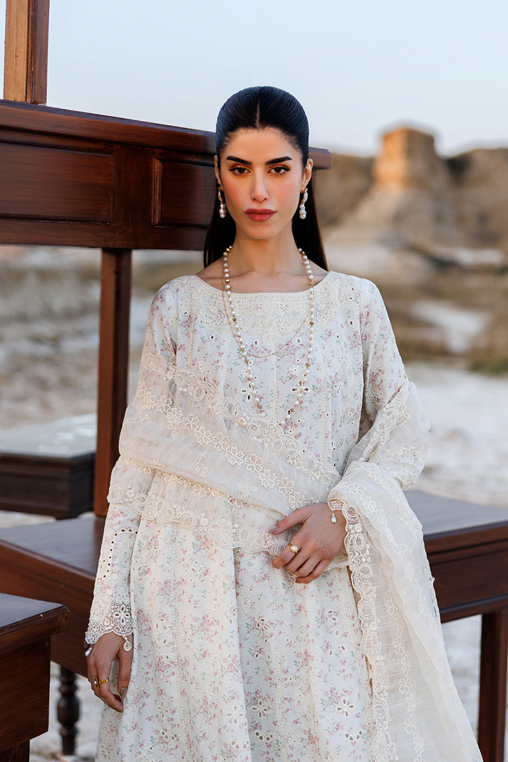 Emaan adeel | Sunlit Groove Luxury Lawn 26 | SUNKISSED - by Libasekhas UK - Registered Vendor of : Emaan Adeel - 100% Original Designer Dress