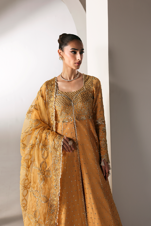 Emaan Adeel | Serein Luxe Silk | GOLDEN HOUR - by Libasekhas UK - Registered Vendor of : Emaan Adeel - 100% Original Designer Dress