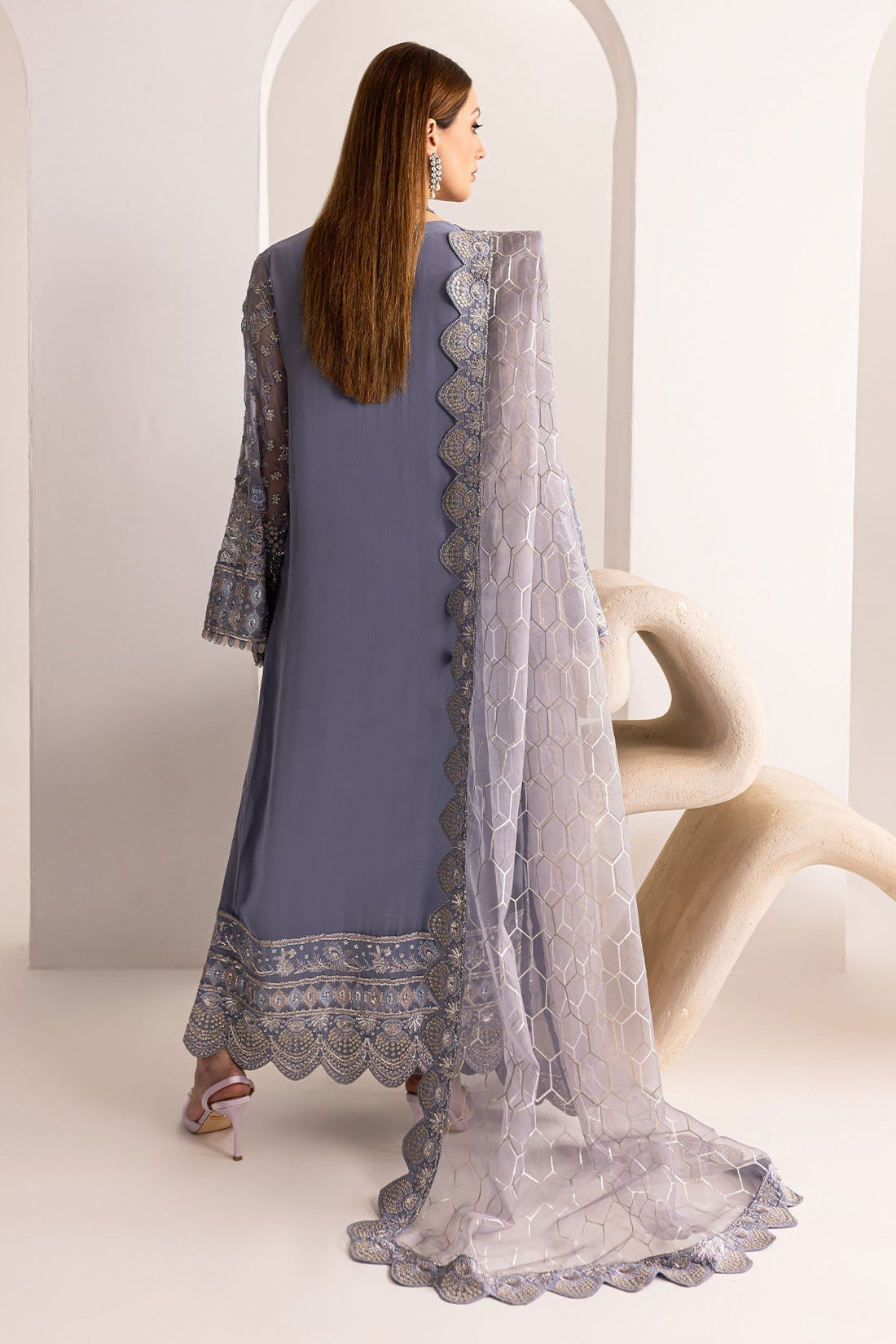 Nureh | Fancy Formals | NP-518 - by - Libasekhas UK - Registered Vendor of : Nureh - 100% Original Designer Dresss
