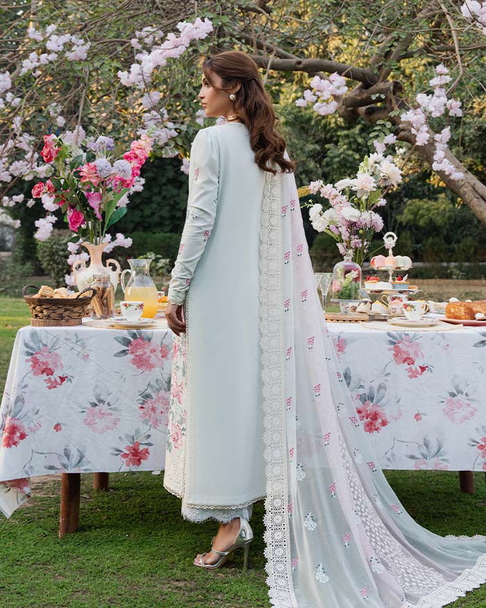 Zevk | Flora Festive Lawn | JASMINE - by - Libasekhas UK - Registered Vendor of : Zevk - 100% Original Designer Dresss