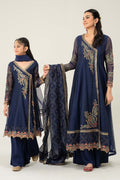 Maria B | 3 Piece Embroidered Paper Cotton Suit | MKD-W24-22 - by - Libasekhas UK - Registered Vendor of : Maria B - 100% Original Designer Dresss