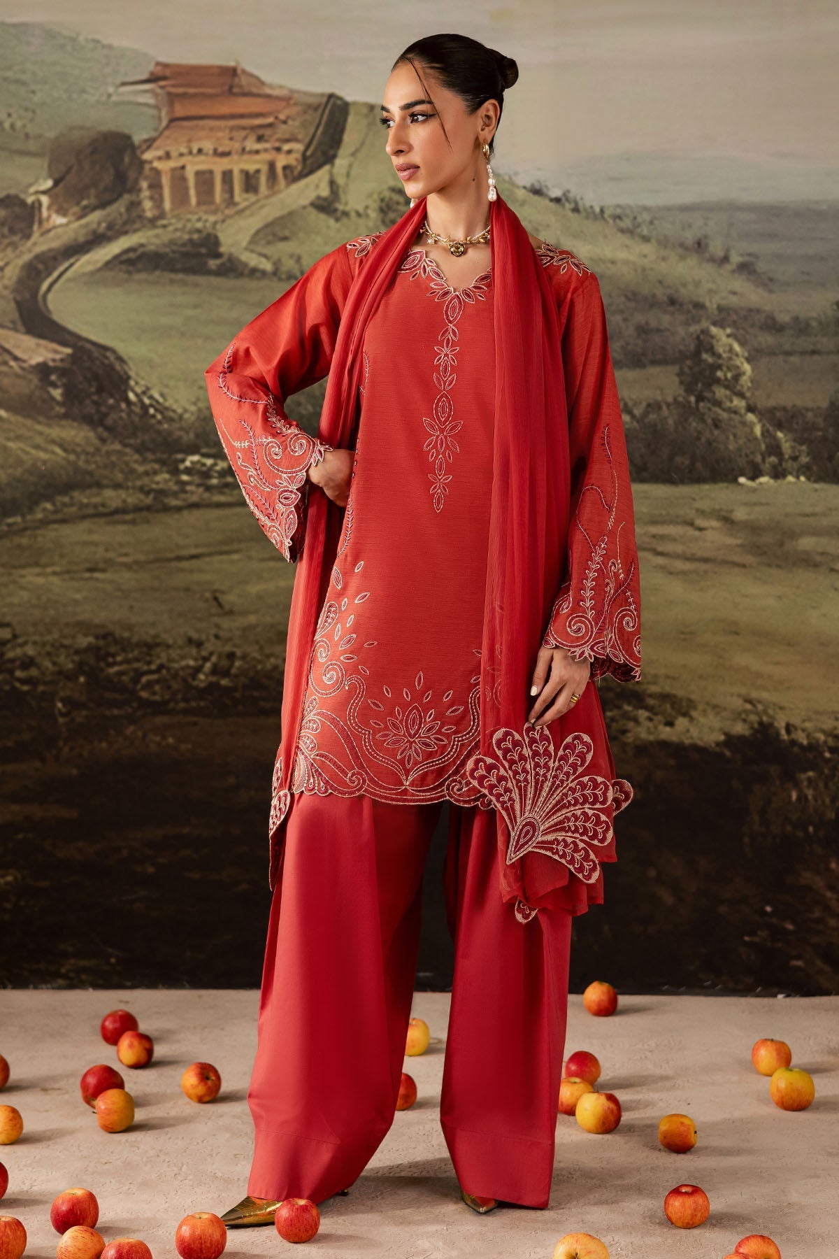 Nureh | Shades of Winter | NP-669 - by Libasekhas UK - Registered Vendor of : Nureh - 100% Original Designer Dress