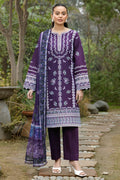 Farasha | Summer Weaves Embroidered Lawn | Regal Iris - by - Libasekhas UK - Registered Vendor of : Farasha - 100% Original Designer Dresss