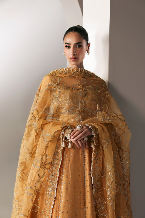 Emaan Adeel | Serein Luxe Silk | GOLDEN HOUR - by Libasekhas UK - Registered Vendor of : Emaan Adeel - 100% Original Designer Dress