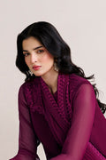 Farasha | Chiffon Essentials 26 | Rouge Divine - by Libasekhas UK - Registered Vendor of : Farasha - 100% Original Designer Dress