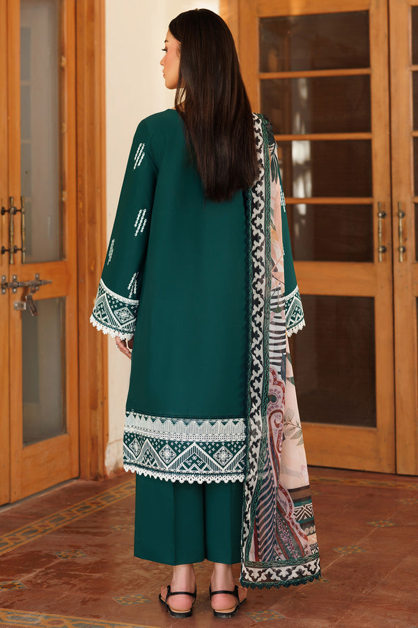 Farasha | Summer Weaves Embroidered Lawn | Teal Essence - by - Libasekhas UK - Registered Vendor of : Farasha - 100% Original Designer Dresss