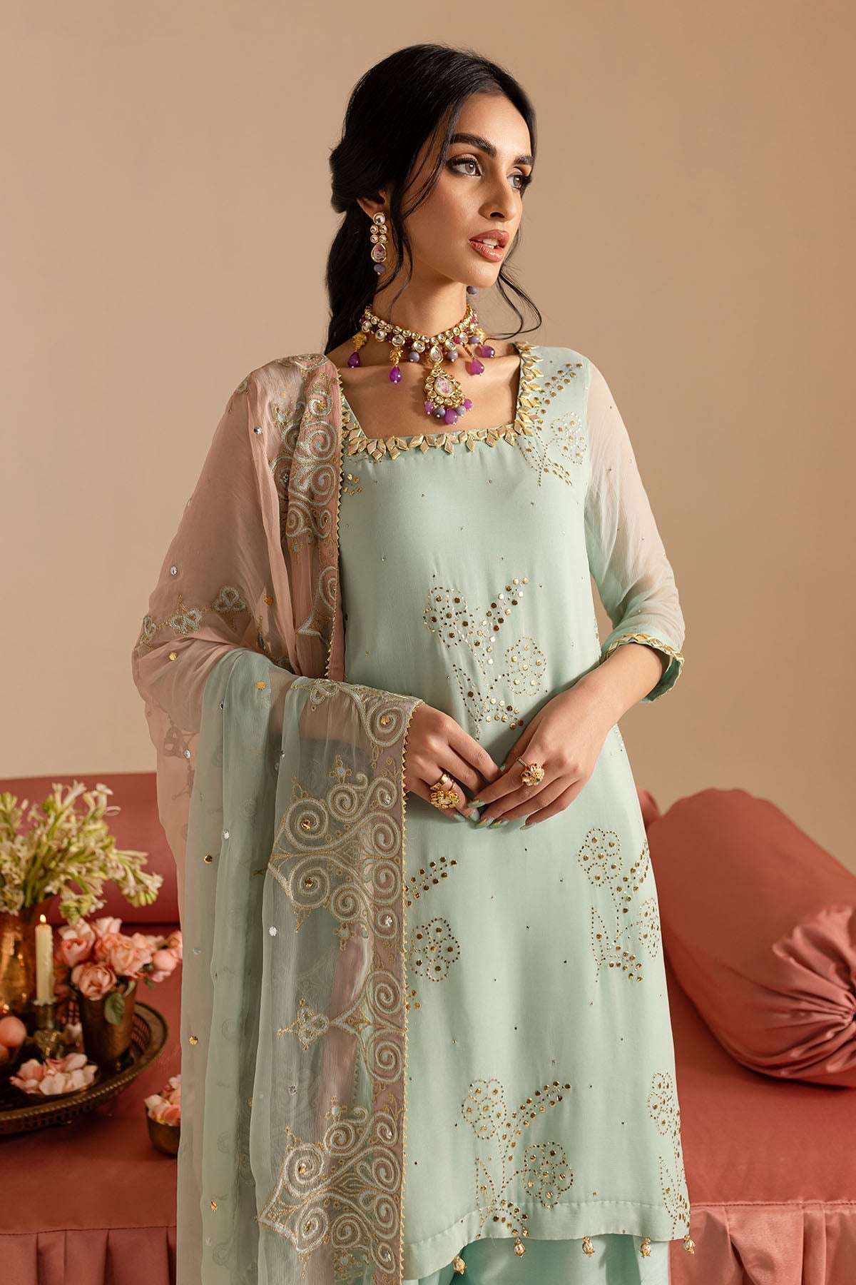 Nureh | Mukeshkari Formals | MK-11 - by - Libasekhas UK - Registered Vendor of : Nureh - 100% Original Designer Dresss