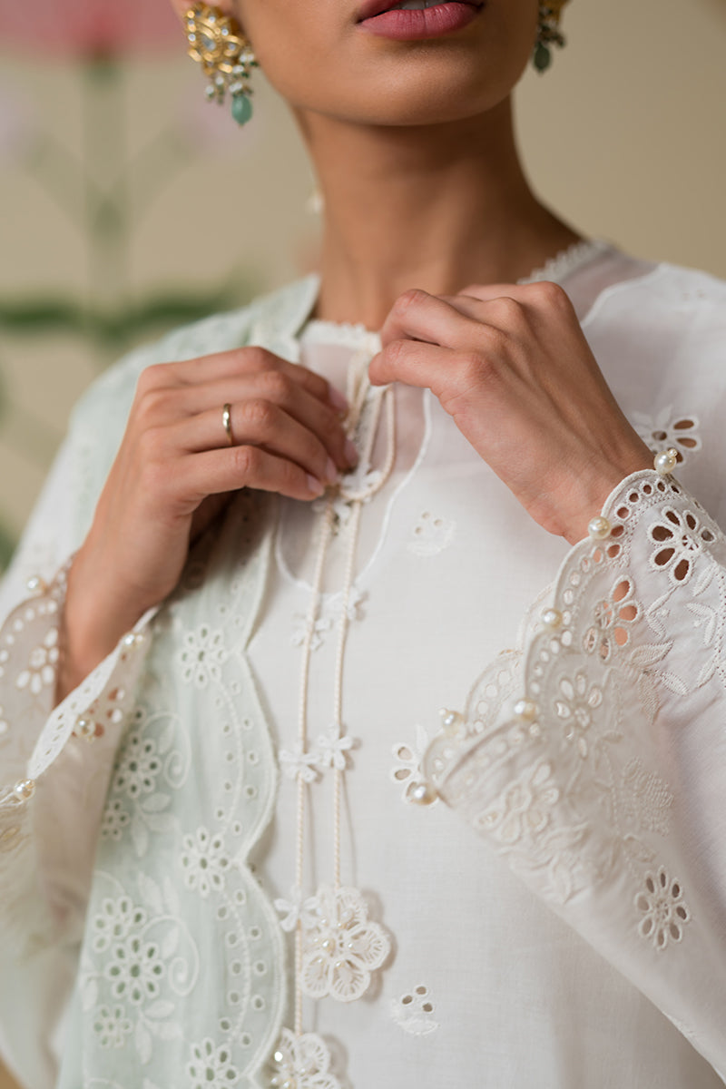 Cross Stitch | Chikankari Lawn Collection | P-06 - by - Libasekhas UK - Registered Vendor of : Cross Stitch - 100% Original Designer Dresss