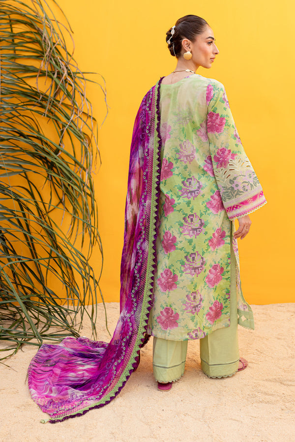 Nureh | Gardenia Lawn 24 | NS-139 A - by - Libasekhas UK - Registered Vendor of : Nureh - 100% Original Designer Dresss