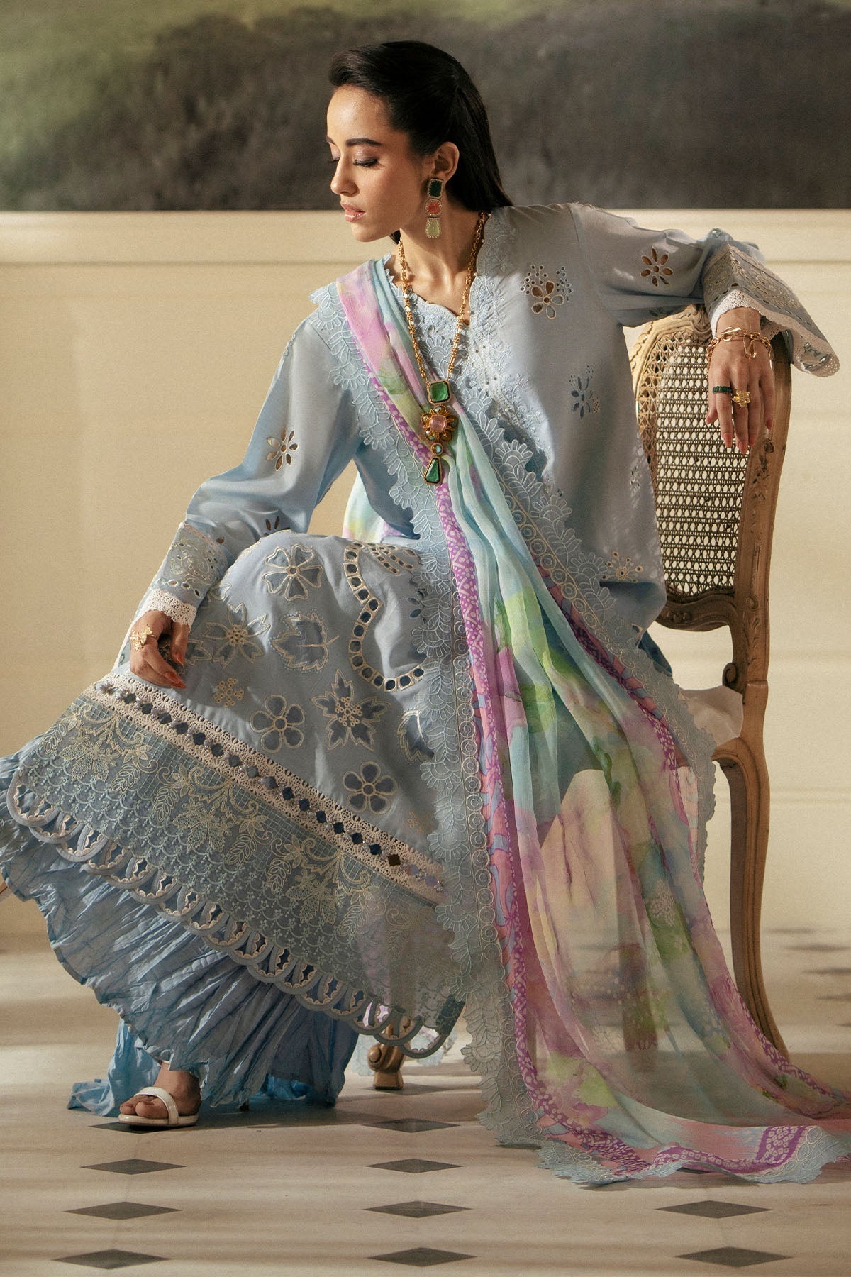 Nureh | Maya Lawn | NS-145 - by - Libasekhas UK - Registered Vendor of : Nureh - 100% Original Designer Dresss