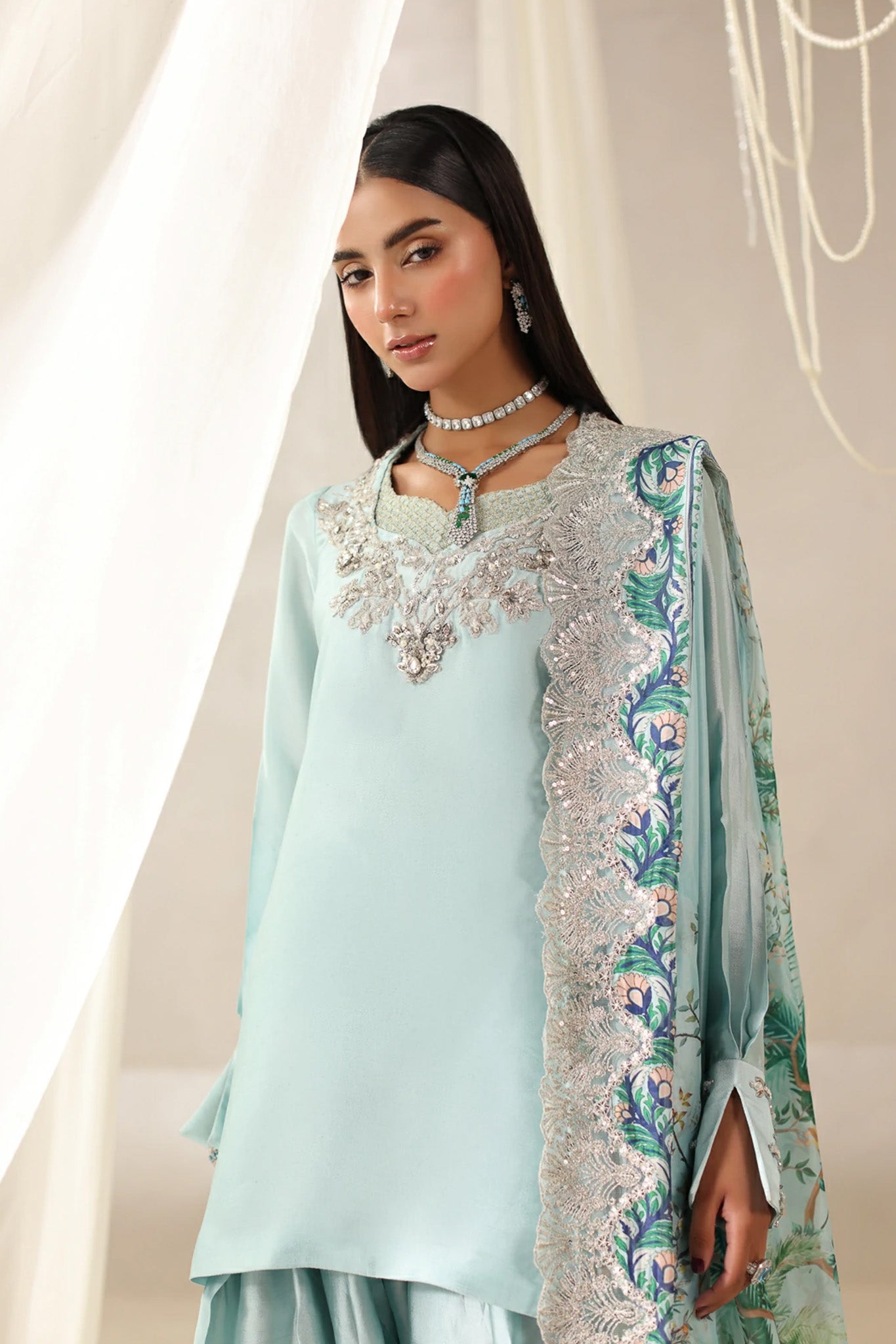 Musferah Saad | Into Twilight | Moonlit Whisper - by Libasekhas UK - Registered Vendor of : Musferah Saad - 100% Original Designer Dress