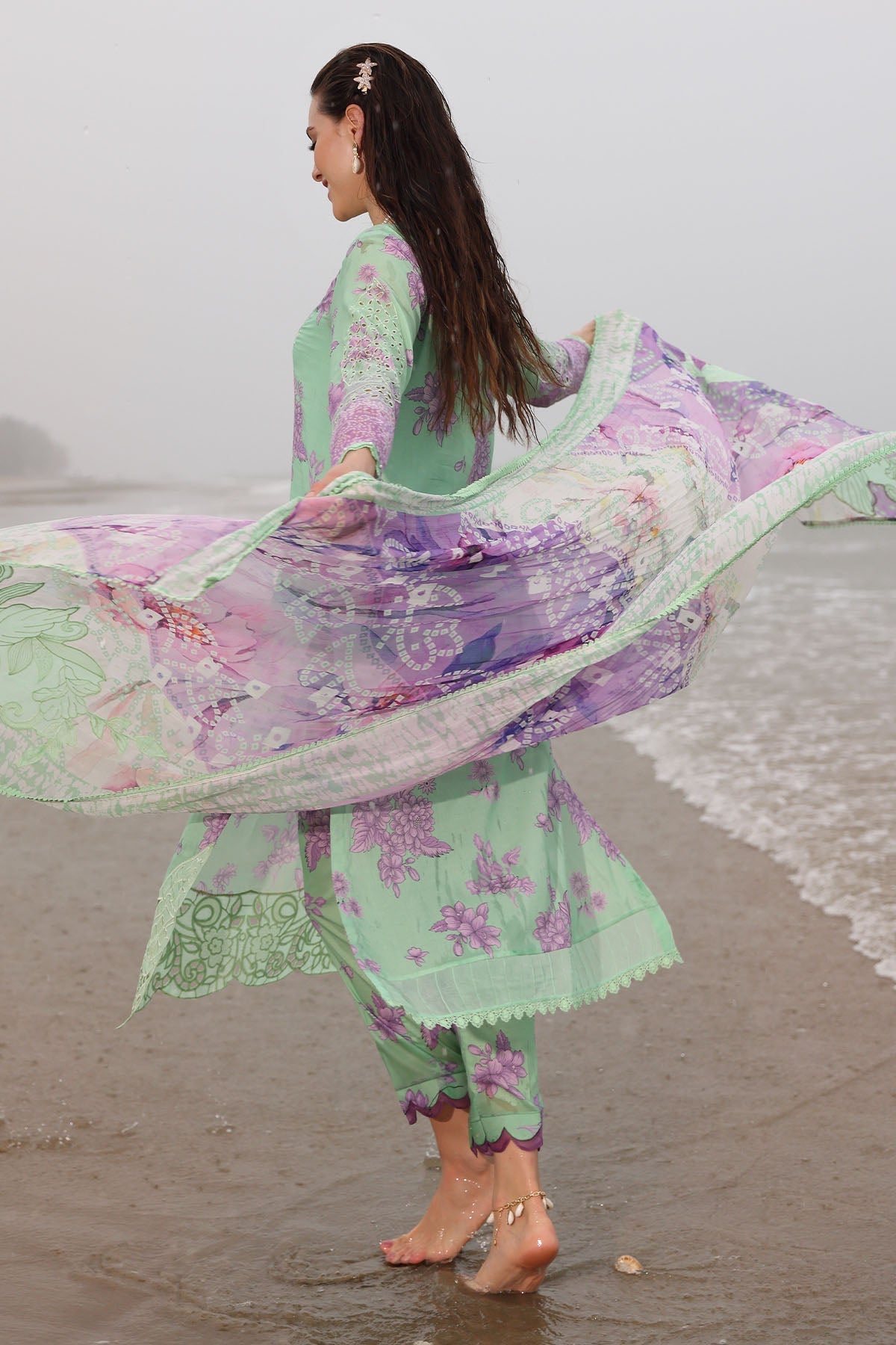 Nureh | Gardenia Embroidered Lawn 25 | NSG-174 - by - Libasekhas UK - Registered Vendor of : Nureh - 100% Original Designer Dresss