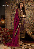 Asim Jofa | Kashmiri Tanka | AJKT 05 - by - Libasekhas UK - Registered Vendor of : Asim Jofa - 100% Original Designer Dresss