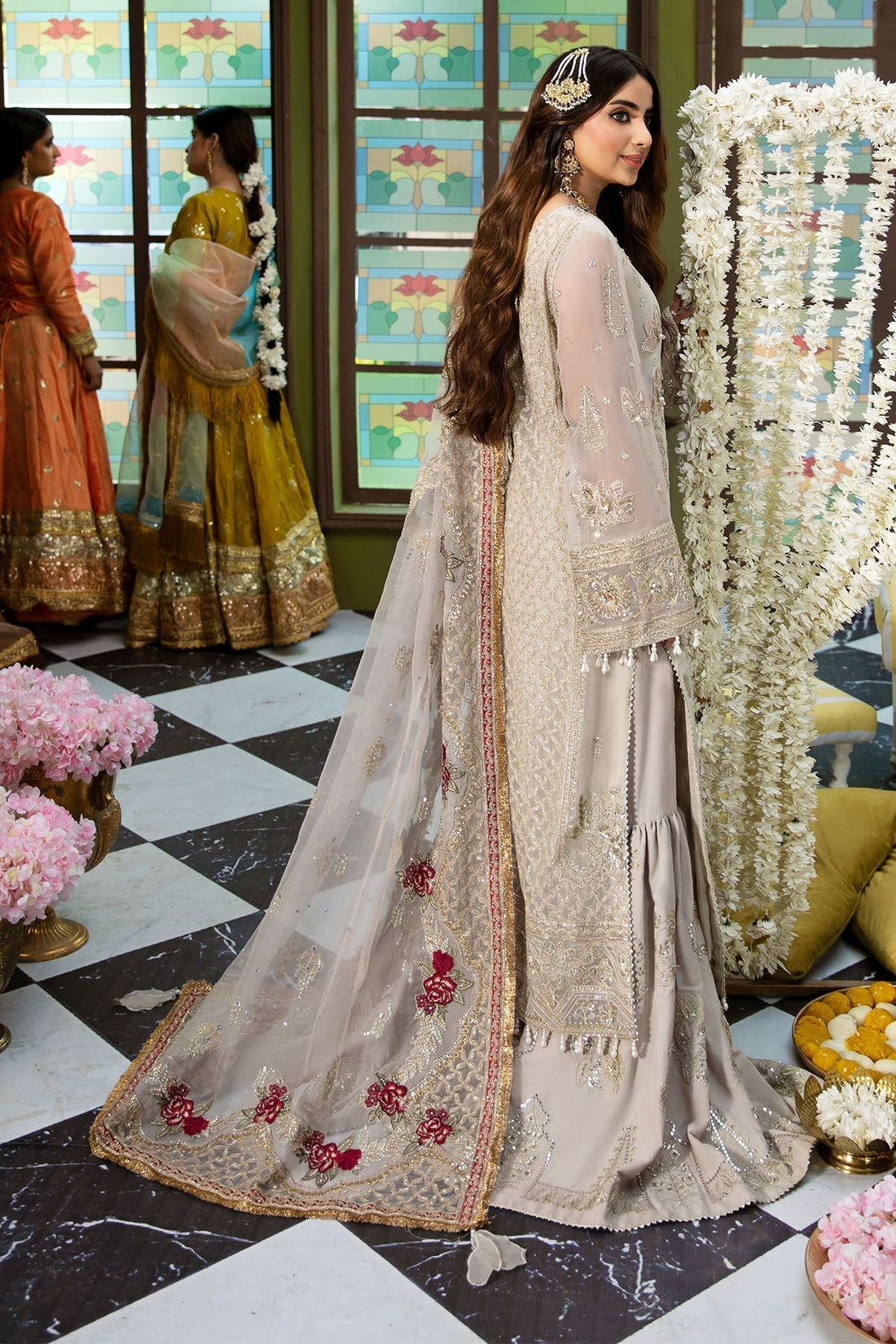 Nureh | Jhoomro Wedding Formals | NL-51 - FASANA - by - Libasekhas UK - Registered Vendor of : Nureh - 100% Original Designer Dresss