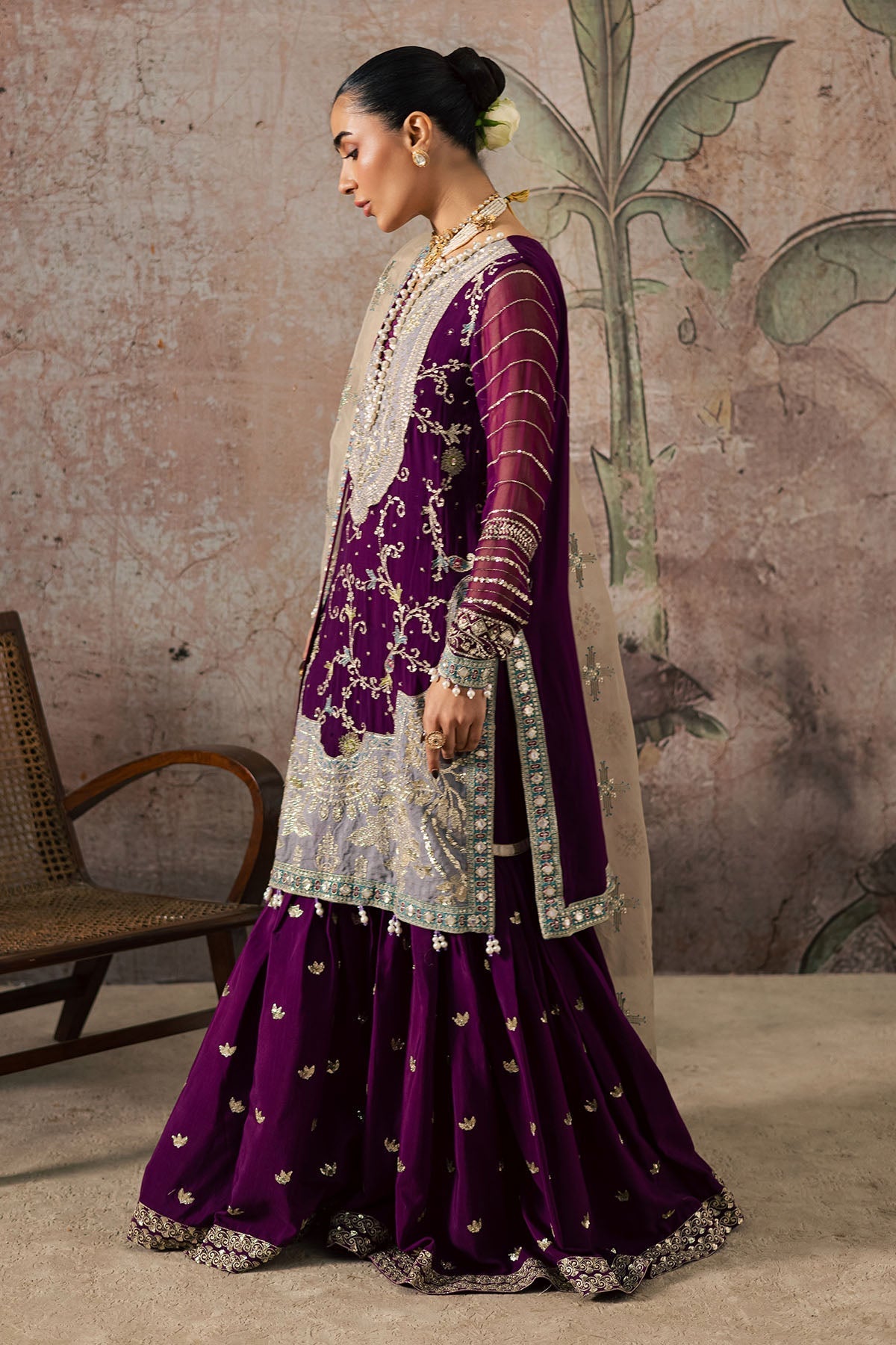 Nureh | Wedding Formals | FP-152 - by Libasekhas UK - Registered Vendor of : Nureh - 100% Original Designer Dress