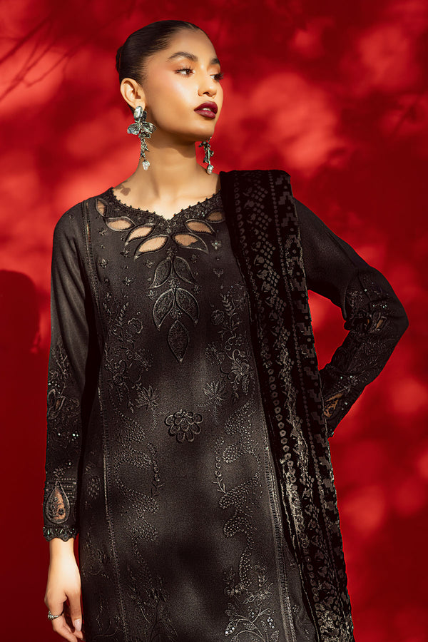 Nureh | Exclusive Leather Peach | NE-191 - by Libasekhas UK - Registered Vendor of : Nureh - 100% Original Designer Dress