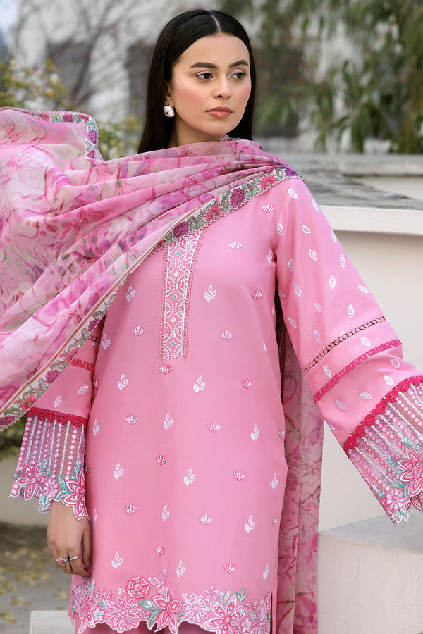 Farasha | Summer Weaves Embroidered Lawn | Soft Mist - by - Libasekhas UK - Registered Vendor of : Farasha - 100% Original Designer Dresss