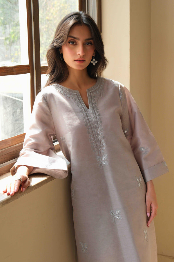 Noor by Saadia Asad | Noor Pret 25 | D3 - Neutral Noir - by Libasekhas UK - Registered Vendor of : Noor by Saadia Asad - 100% Original Designer Dress