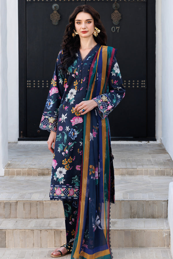 Farasha | Printed Essentials | Floral Stardust - by - Libasekhas UK - Registered Vendor of : Farasha - 100% Original Designer Dresss