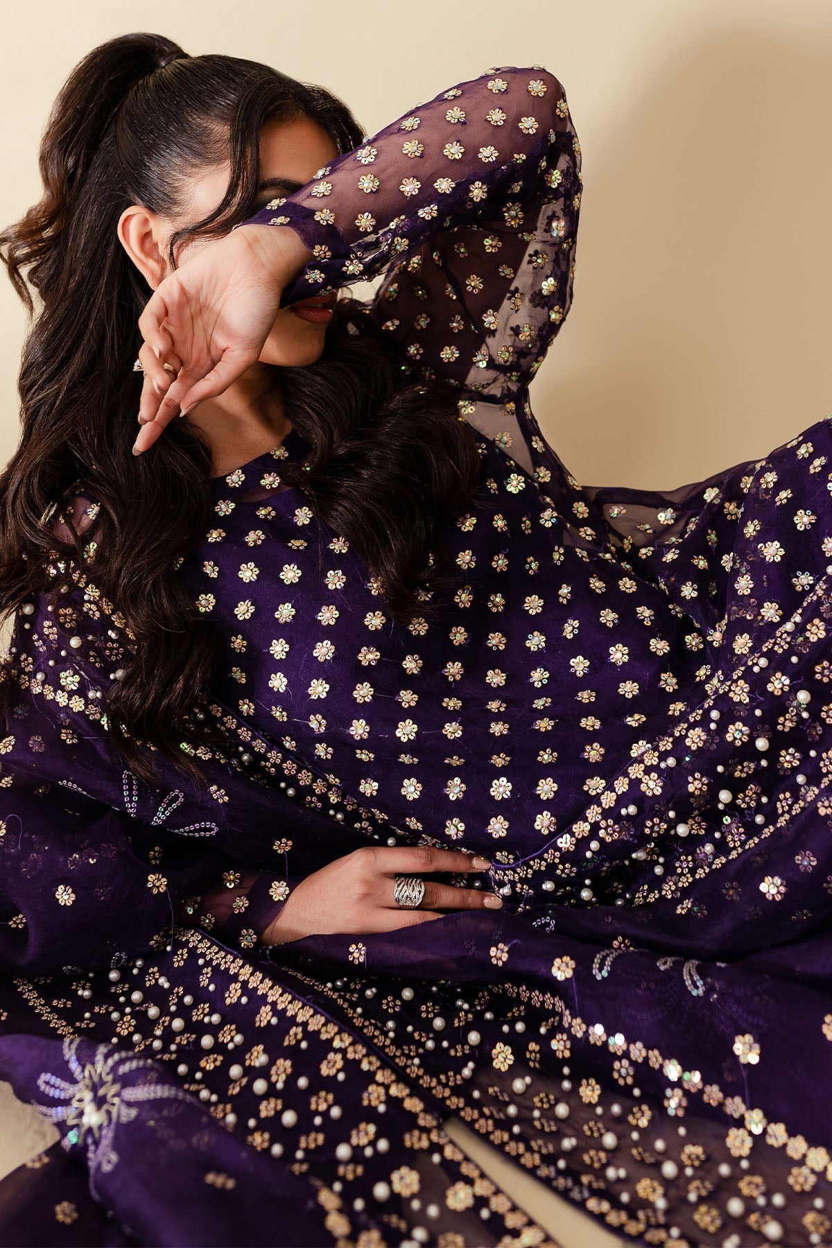 Nureh | Tiny Twinkles | WILD BEAUTY - by - Libasekhas UK - Registered Vendor of : Nureh - 100% Original Designer Dresss