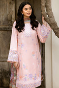 Farasha | Summer Weaves Embroidered Lawn | Coral Peach - by - Libasekhas UK - Registered Vendor of : Farasha - 100% Original Designer Dresss