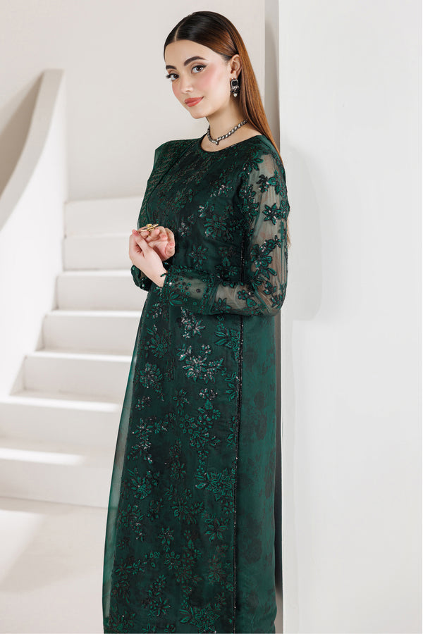 Farasha | Formals 26 | Jade Majesty - by Libasekhas UK - Registered Vendor of : Farasha - 100% Original Designer Dress