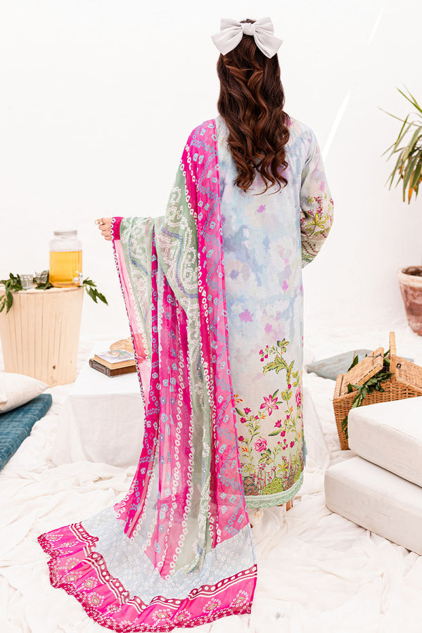 Nureh | Gardenia Lawn 24 | NSG-141 - by - Libasekhas UK - Registered Vendor of : Nureh - 100% Original Designer Dresss