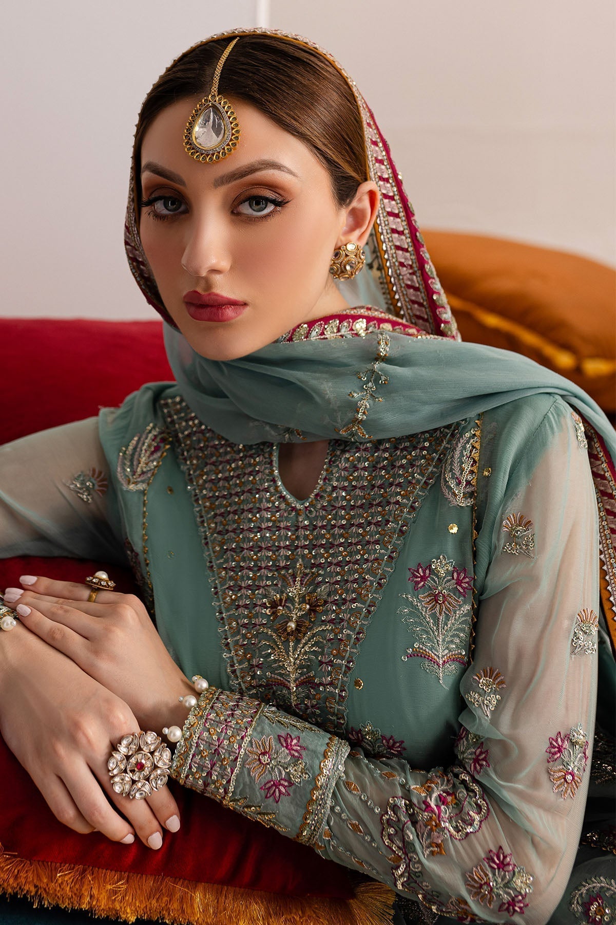 Nureh | Fancy Formals | NP-512 - by - Libasekhas UK - Registered Vendor of : Nureh - 100% Original Designer Dresss