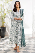 Farasha | Printed Essentials | Smokey Sea - by Libasekhas UK - Registered Vendor of : Farasha - 100% Original Designer Dress