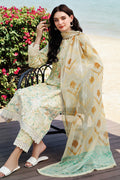 Farasha | Printed Essentials | Lush Cream - by - Libasekhas UK - Registered Vendor of : Farasha - 100% Original Designer Dresss