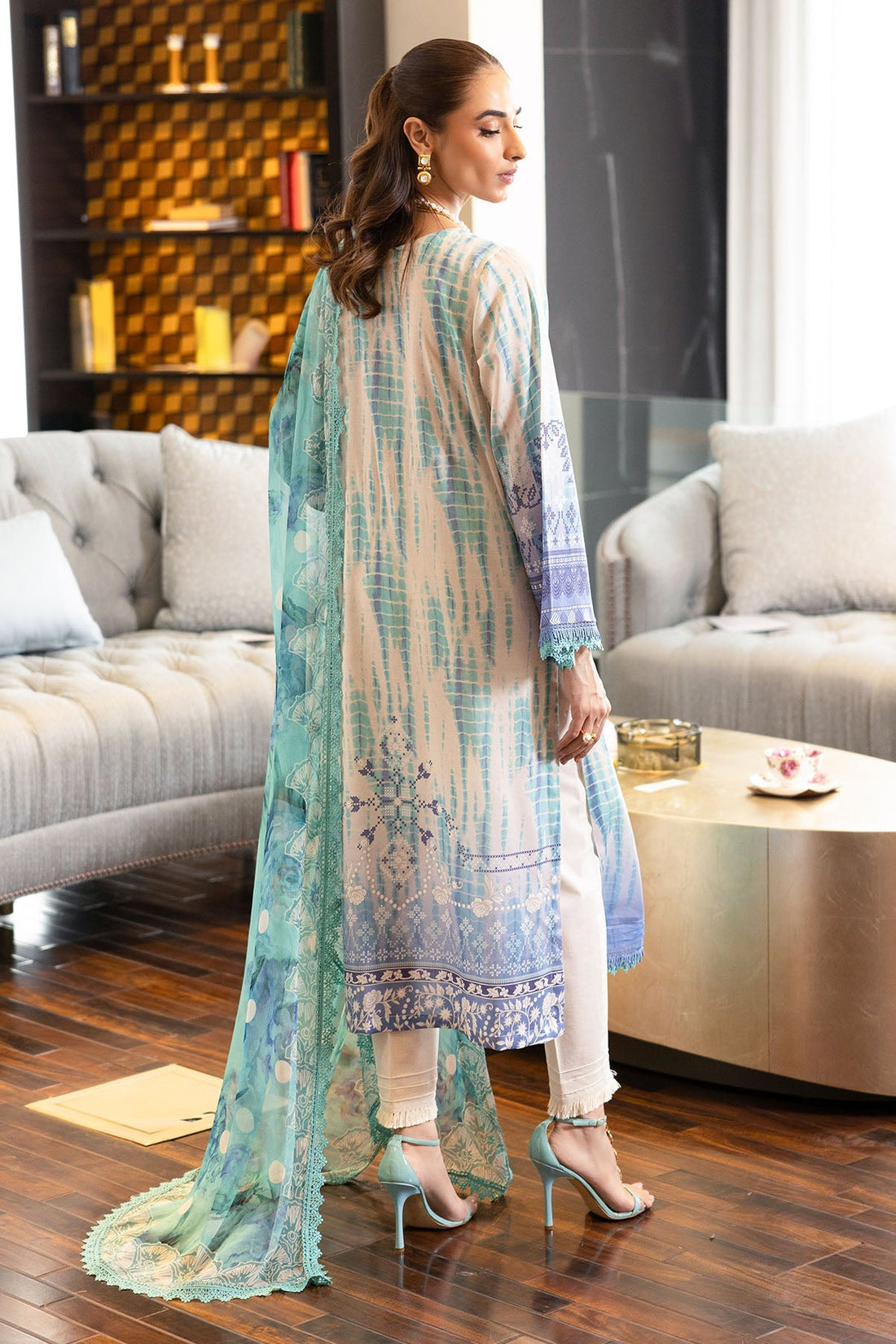 Nureh | Printed lawn 25 | SP-117 - by - Libasekhas UK - Registered Vendor of : Nureh - 100% Original Designer Dresss
