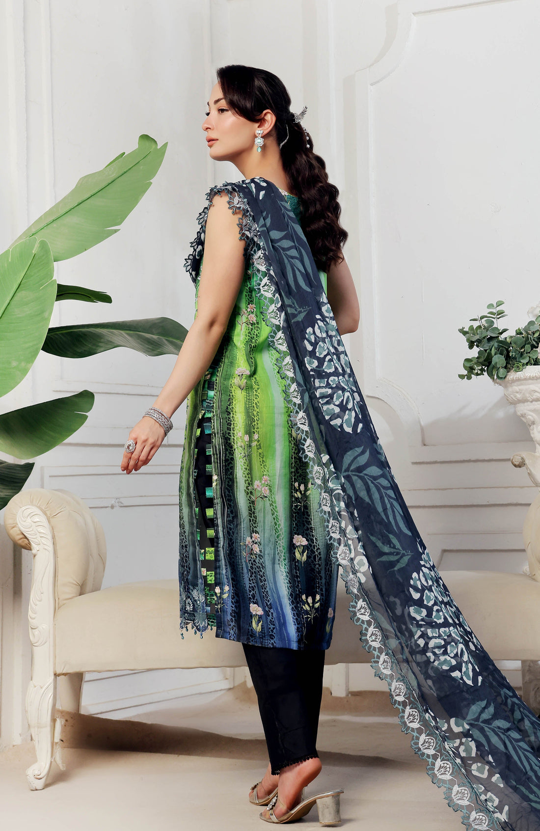 Al Zohaib | Applique Kari Cutwork Edit 25 | ACE-25-08 - by - Libasekhas UK - Registered Vendor of : Alzohaib - 100% Original Designer Dresss